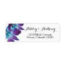 Search for purple return address labels Flower