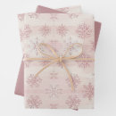 Search for vintage pink christmas wrapping paper Reindeer