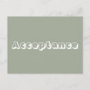 Search for accepted postcards Acceptance