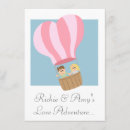 Search for hot air balloon wedding invitations Heart