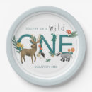 Search for wild one plates Boy first birthday