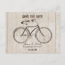 Search for bicycle save the dates Rustic