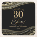 Search for 30th birthday coasters Cheers to 30 years