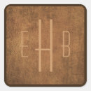 Search for leather monogram stickers Brown