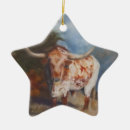 Search for longhorn cow christmas decor Western
