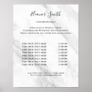 Search for price list posters Beauty