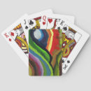 Search for hand painted playing cards Stripes
