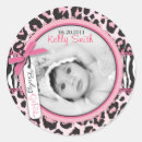 Search for leopard print baby shower stickers Girl