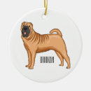 Search for shar pei christmas tree decorations Pet