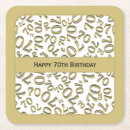 Search for 70th birthday coasters 70 years old