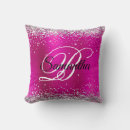 Search for pink silver metallic cushions Girly