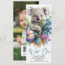 Search for koala birthday invitations Girl
