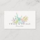 Search for succulent business cards Watercolor