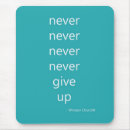 Search for never give up mouse mats Motivational
