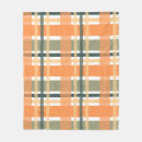 Search for orange gingham blankets Modern