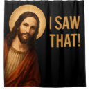 Search for christian shower curtains Jesus