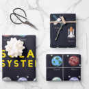 Search for solar system wrapping paper Kids