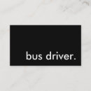Search for school bus driver business cards Automotive