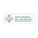 Search for pickleball return address labels Preppy