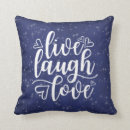 Search for live laugh love cushions Blue