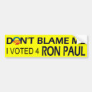 Search for vote ron paul bumper stickers Obama