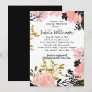 Search for blush pink and black invitations Gold