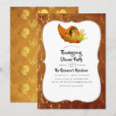 Search for gold thanksgiving invitations Autumn