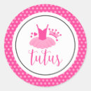 Search for pink tutu baby shower stickers Princess