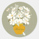 Search for gold flowers stickers White