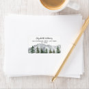 Search for winter baby return address labels Pine tree
