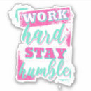 Search for working hard stickers Vintage