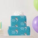 Search for shark birthday wrapping paper Modern