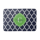 Search for moroccan quatrefoil pattern bath mats Girly
