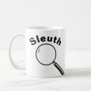 Search for clues mugs Detective