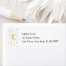 Search for night stars return address labels Mystical