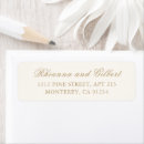 Search for ivory gold return address labels Classic