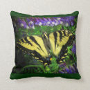 Search for black and yellow butterfly cushions Green
