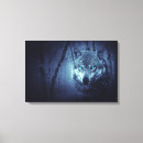 Search for wolf canvas prints Night