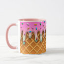 Search for pink ice cream mugs Waffle cone
