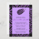 Search for zebra print baby shower invitations Black