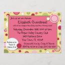 Search for bubble gum pink invitations Bubbles