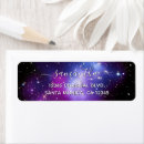 Search for galaxy return address labels Purple