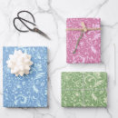 Search for pink paisley wrapping paper Vintage