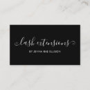 Search for care instructions business cards Black and white