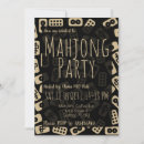 Search for flat mahjong invitations Mah jongg