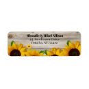 Search for sunflower return address labels weddings Autumn