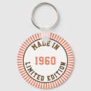 Search for the 1960s key rings Birthday