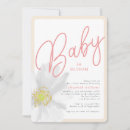 Search for boho chic baby shower invitations Baby in bloom