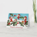 Search for vintage elves christmas cards Cute