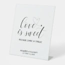 Search for love is sweet wedding signs Simple